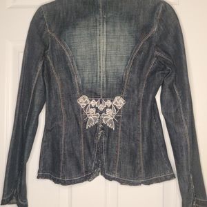 Tristan & Iseut Embroidered Jean Jacket